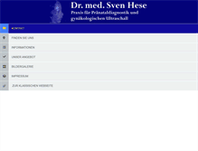 Tablet Screenshot of praenatal-hese.de
